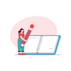 business man and graph