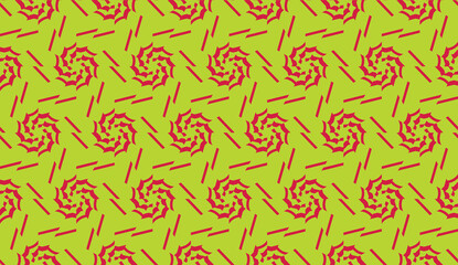 Decorative background with triangles. Curved lines. Vector illustration. Bright background for poster, banner, flyer