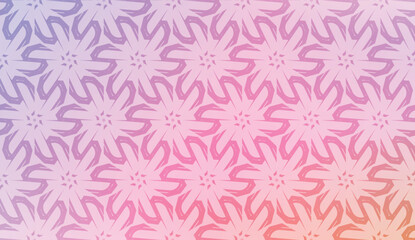 Original interior background in geometric style. Curved line. Vector illustration. Gradient color