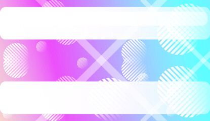 Abstract Shiny Moderns, Lines, Circle, Space for Text. For Cover Page, Landing Page, Banner. Vector Illustration with Color Gradient.
