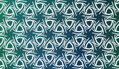 Template With Geometric Pattern. Vector Illustration. Triangles Style. Colorful Gradient Background