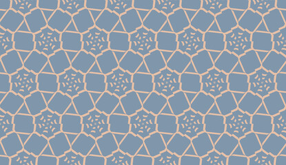 Obraz premium Vector illustration with pattern in triangles style. Curved line. Decorative design for For interior wallpaper, smart design