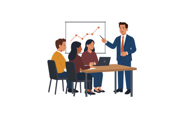 meeting vector image