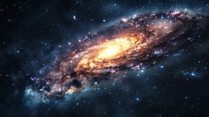 Fototapeta premium A galaxy in space. Milky Way Galaxy.