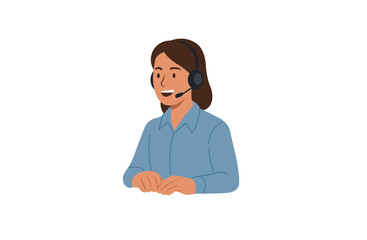 receptionist vector image