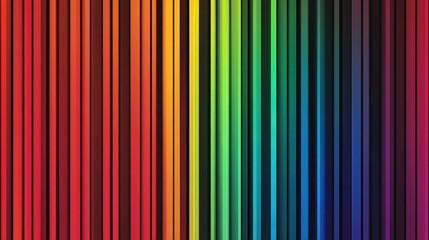 Obraz premium Abstract Spectrum: A captivating visual symphony, meticulously composed of vibrant vertical lines, offering an eye-catching and stylish background that exudes energy and artistic flair. 