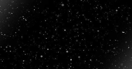 Subtle Gold dust particle background overlay realistic light dust effect in black. Air overlay small dust dirt flying shimmering real-like particles fairy fantasy transparent atmosphere overlay fx.