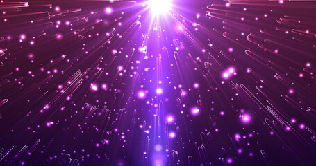 God rays falling particles moving sunlight lens flare magical fantasy 3d bg. Vintage overlay asset shining fx. Entrance to heaven, paradise gates opening effect. Underwater bubbles moving bg.