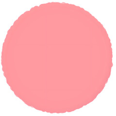 Pink round figure illustration