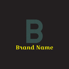 B logo. Fully vector file. Easy to download. Suitable for business, education, transport, fashion, clothing, sports, finance etc.