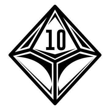 Dice D10 Natural 10