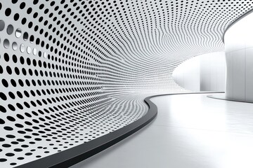 Abstract Architectural Corridor