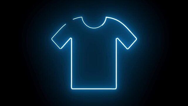 universal web icon neon animation
