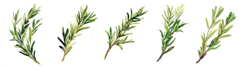 Fototapeta premium Fresh Rosemary Sprigs (2)