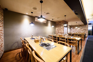 Woodton’s meat restaurant interior
