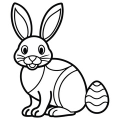 rabbit with easter egg