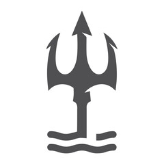 Trident vector logo icon illustration sign symbol.eps
