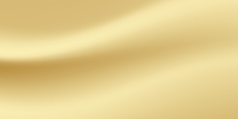 Close-up texture of natural gold silk. Light Golden fabric smooth texture surface background. Smooth elegant gold silk in Sepia toned.