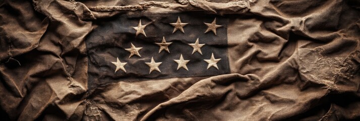 Weathered American Flag