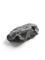 Obraz premium a rock with a white background