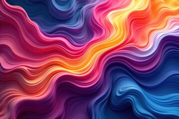 Obraz premium Fluid, swirling organic forms create a flowing, dynamic pattern , rough, style, spiral