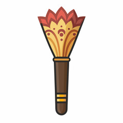 wooden pencil isolated on white