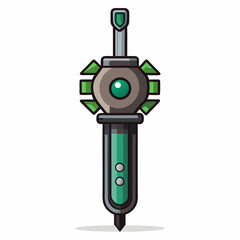 vector illustration of an electric guitar