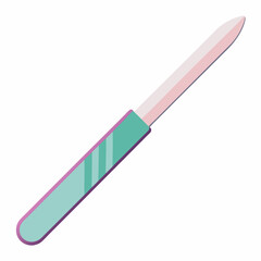 kitchen knife isolated on white