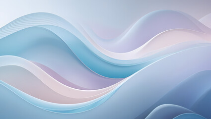 Obraz premium abstract blue dan pastel wave background