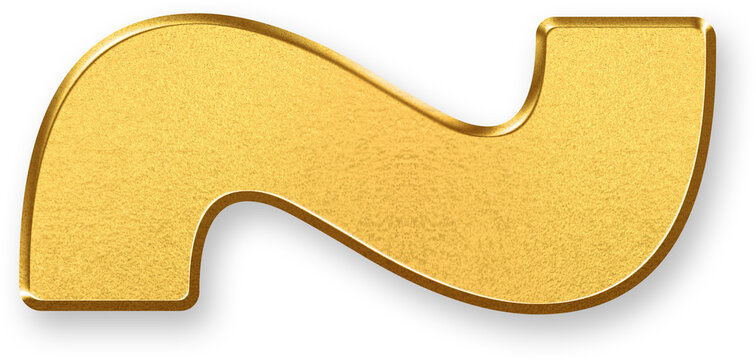 Gold Grave Accent Icon &ndash; 3D Glossy Golden &ldquo;`&rdquo; Symbol with Metallic Shine and Shadowed Style for Diacritical Marks, Typographic Design, Shell Scripting, and Programming Character Sets