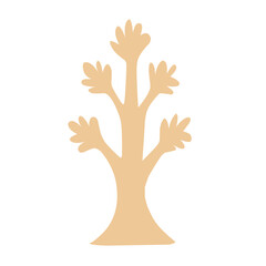 hand drawn tropical palm tree silhouette illustration vector set