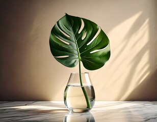 plant in a glass