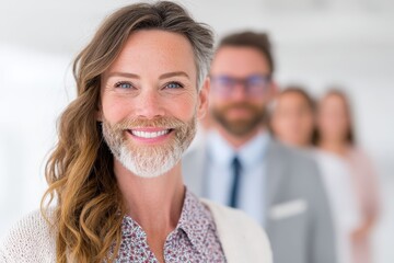 Professional networking event highlights team collaboration modern office space