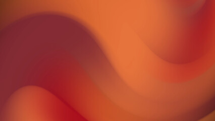 Abstract fluid gradient: Warm hues blend in a smooth, undulating flow.