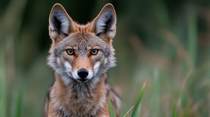 Fototapeta premium Coyote portrait in natural habitat