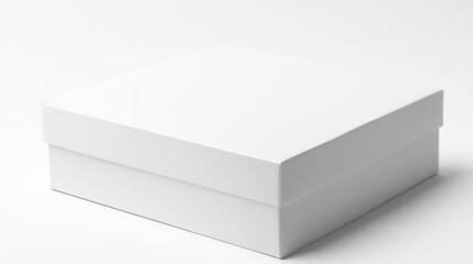 Fototapeta premium Blank white square box (10)