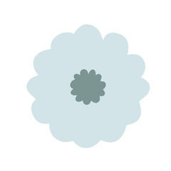 colorful spring floral elements vector illustration set.