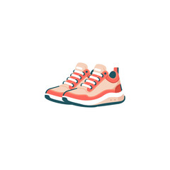 High sneakers logo template