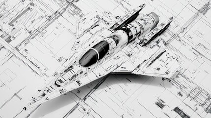 Spaceship blueprint design, engineering, future