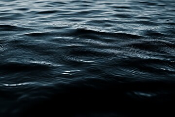 Ocean Waves: A mesmerizing expanse of dark, rippling water, where the rhythmic dance of the waves creates an evocative display of natural beauty and tranquility.