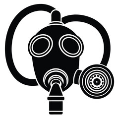 Isolated Breathing Apparatus on White Background