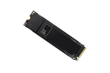 M.2 ssd isolated on white background