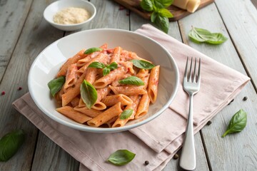 Authentic Italian Pasta Collection with Diverse Dishes, Fresh Ingredients, and Rustic Settings in High-Detail Food Photography