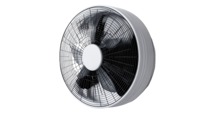 Modern Cooling Breeze: A sleek, modern fan design with a focus on efficient cooling, providing a fresh, airy ambiance. Its design, perfect for any contemporary living space.