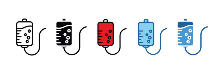 Infusion Bag  Icon Element For Design
