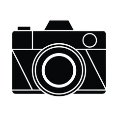 Camera Stencil Icon Beautiful Elements Vector Illustration