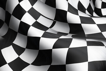 abstract op art interference pattern black and white