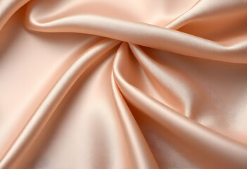 Fototapeta premium close up of a pink satin fabric