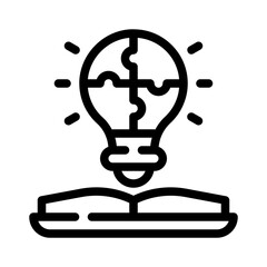 lightbulb line icon
