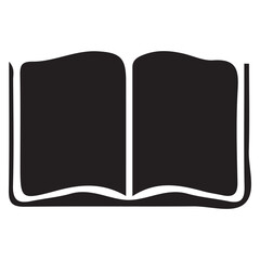 Open book with blank pages. vector eps 10